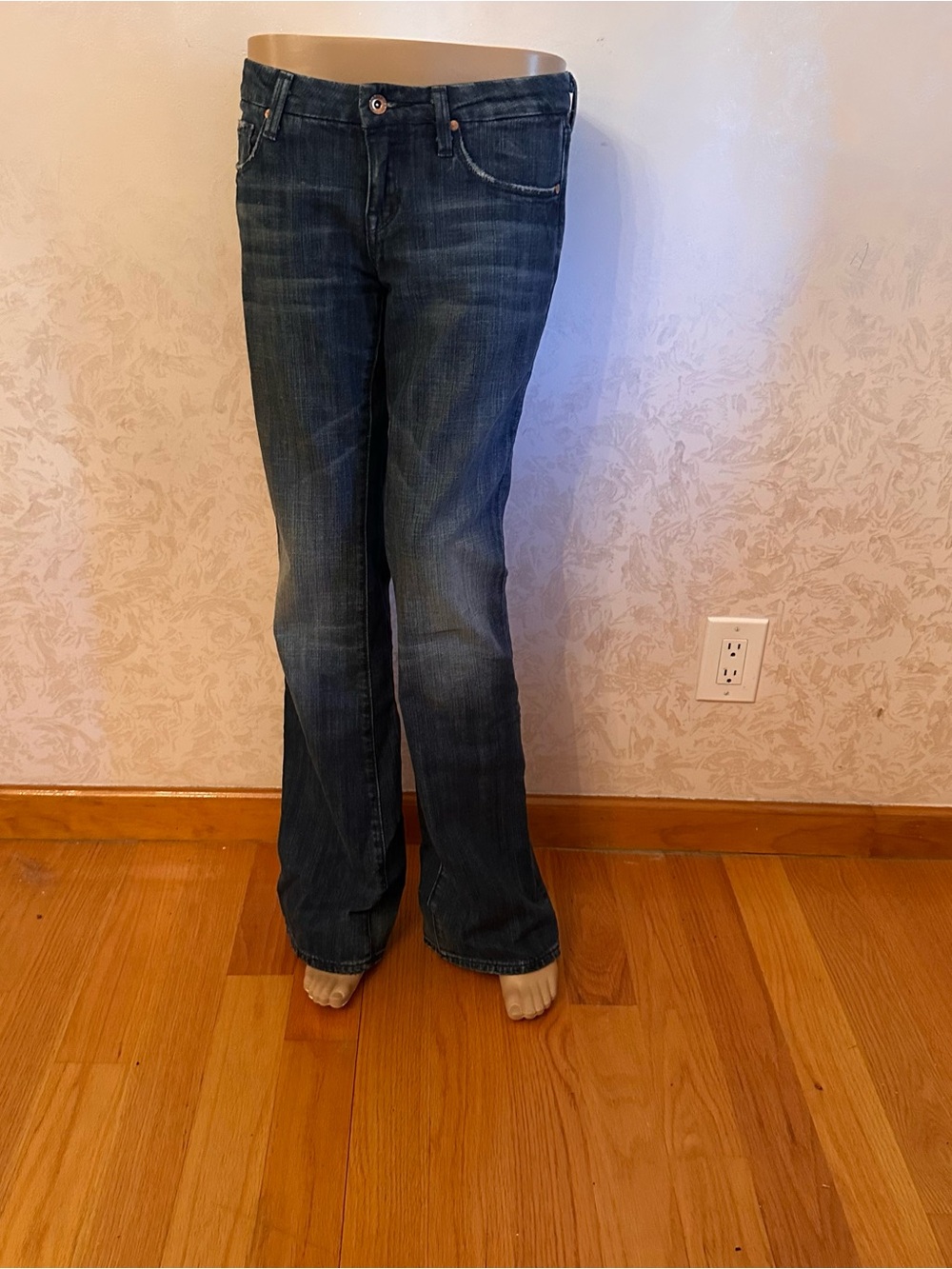 Anoname Women's Dark Blue Bootcut Jeans